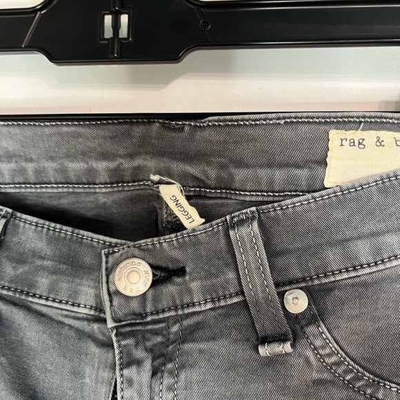rag & bone legging jean in grey, size 29 - Picture 4 of 5
